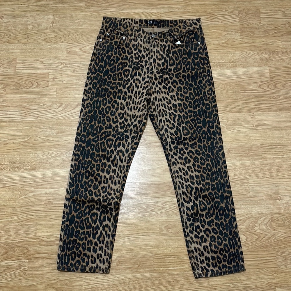 Leopard Print Jeans